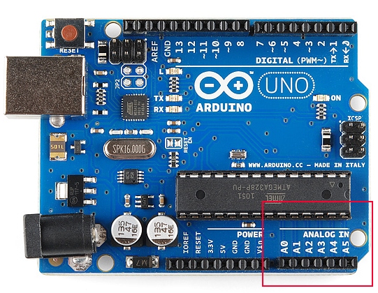 Arduinoのアナログピン