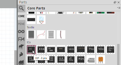 CORE タブ