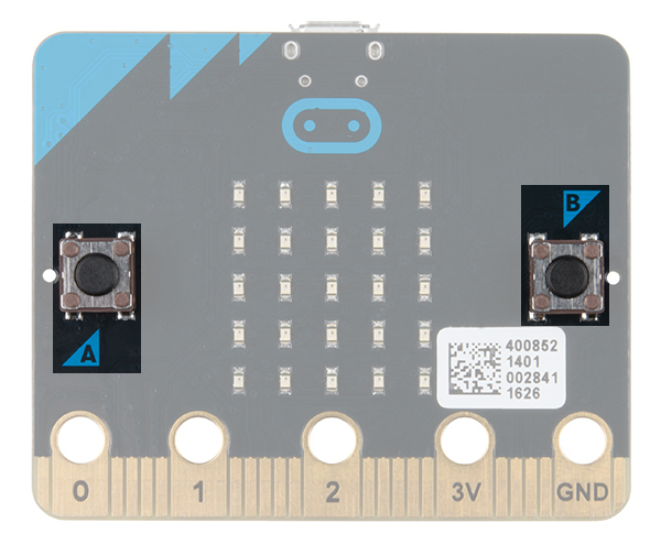 micro:bitのA/Bボタン