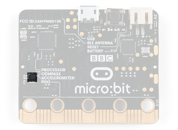 micro:bitの加速度センサーと磁力計