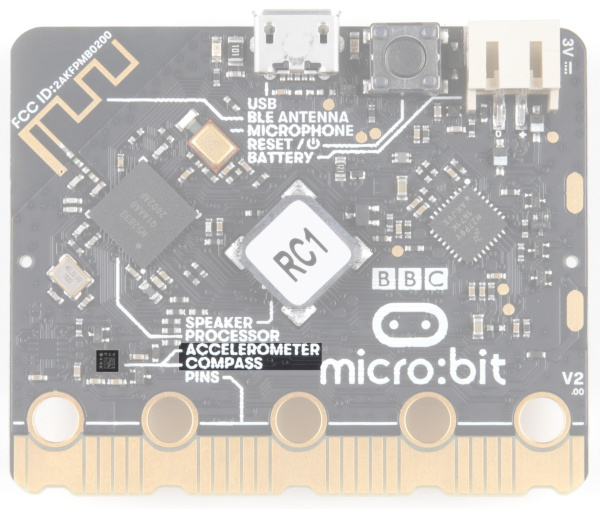 micro:bit v2の加速度センサーと磁力計