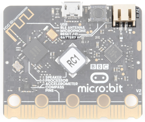 micro:bit v2のJSTコネクタ