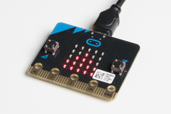 micro:bitのLED光センサー