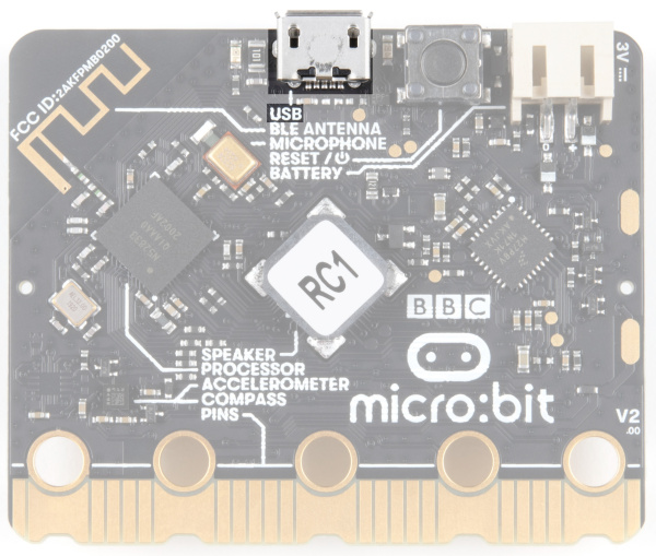micro:bit v2のUSBポート