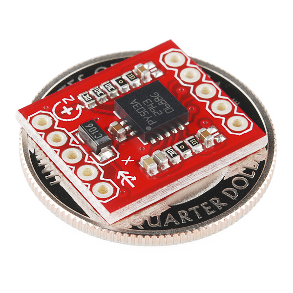 LPY503ジャイロを搭載したブレイクアウトボード