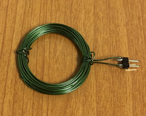 組み立てたワイヤレス電力伝送の一次コイル