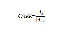 CMRRの式