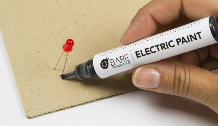 Bare Conductive塗料での接続