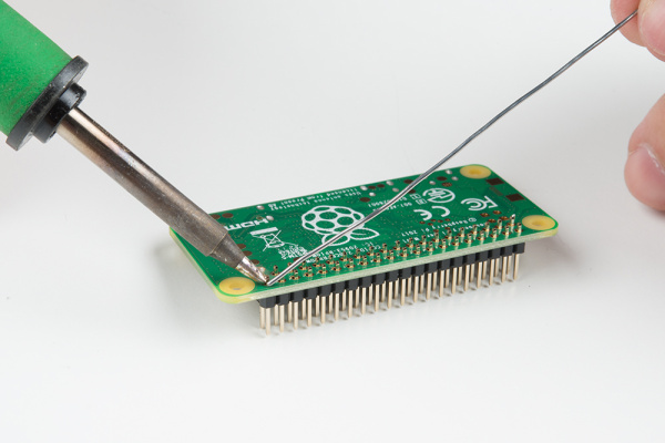 Pi Zero Wへのはんだ付け
