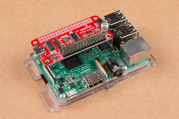 Raspberry Pi 3上のPi Servo pHAT