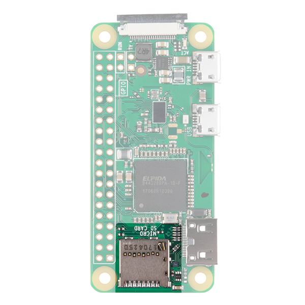 Pi ZeroのmicroSDカードスロット