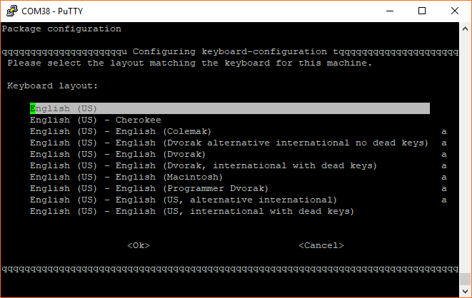 Raspberry Piのraspi-config画面