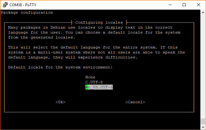 Raspberry Piのraspi-config画面