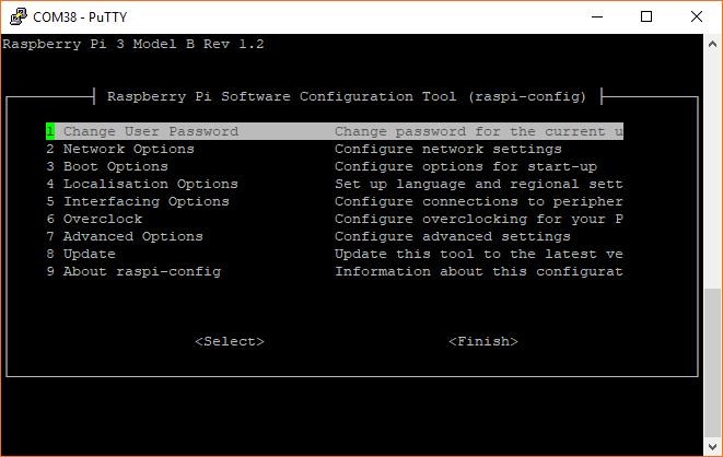 Raspberry Piのraspi-configツール