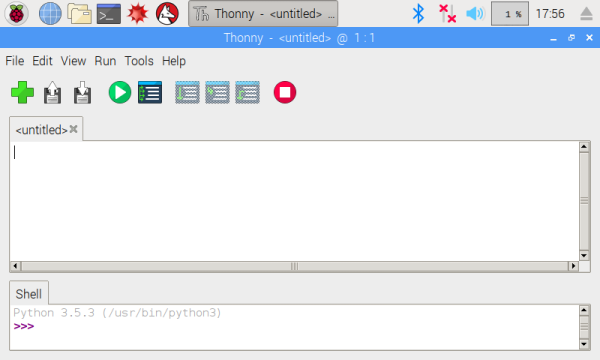 Raspberry Pi上のThonny IDE