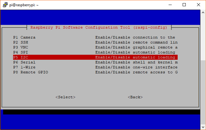 Raspberry PiでI2Cを有効化する