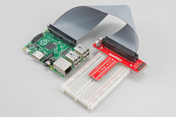 ピンを引き出すPi WedgeとRaspberry Pi