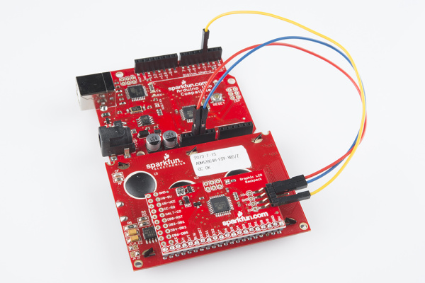 Arduinoライブラリの例における配線