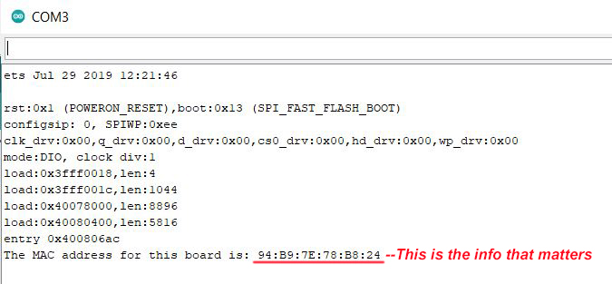 MAC Address Finderの実行結果